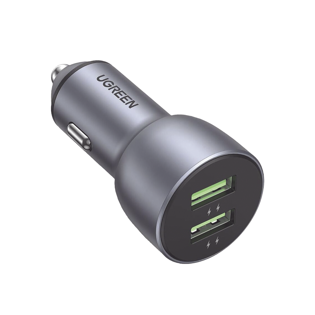 Cargador de Auto 36W | 2 Puertos USB-A | Carga Rápida | Comp…