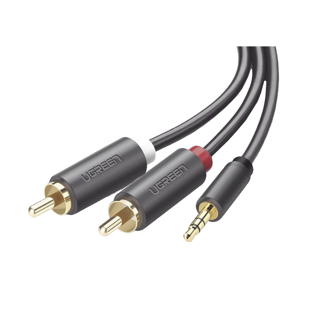 Cable Adaptador de 3.5mm Macho a 2 RCA Macho / 5 Metros / Co…