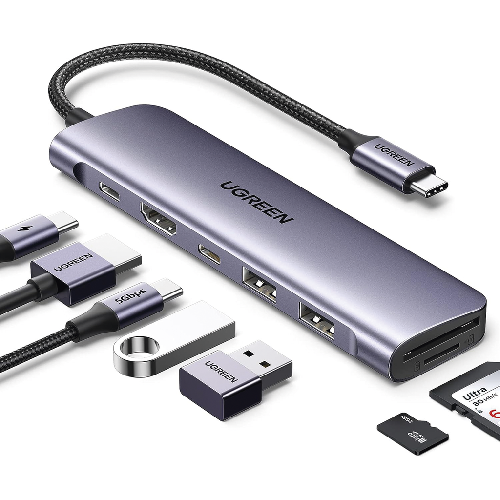 HUB USB-C (Docking Revodok) 7 en 1 | 2 USB-A 3.0 | 1 USB-C 3…