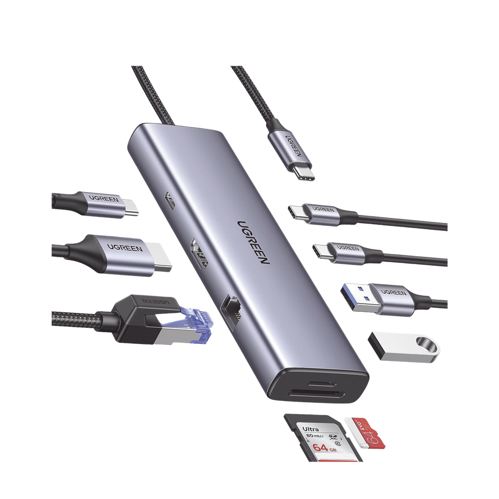 HUB USB-C (Docking Revodok) 9 en 1 | 2 USB-A 3.0 (5Gbps) | 2…