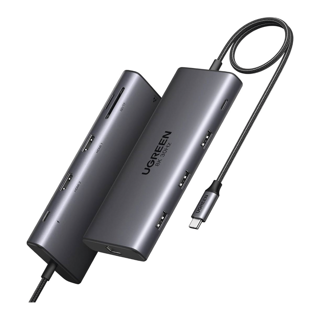 HUB USB-C (Docking Revodok Pro 210) 10 en 1 | 2 Puertos HDMI…