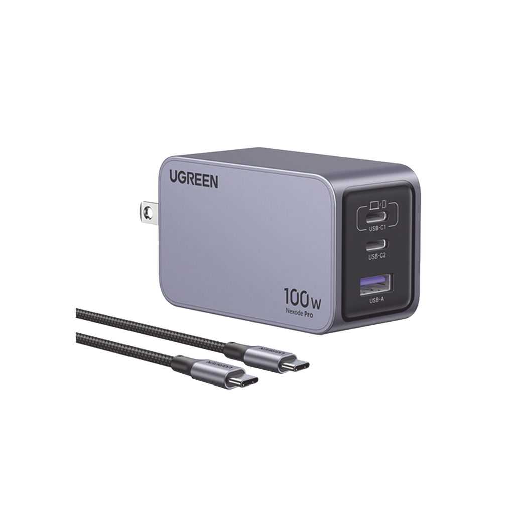 Cargador de 100W serie Nexode Pro | 3 Puertos de Carga Rápid…