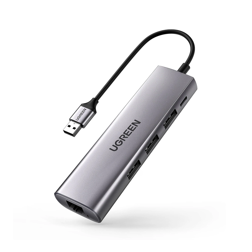 HUB USB-A (Docking Station) 5 en 1 | 3 USB-A 3.0 (5Gbps) | 1…