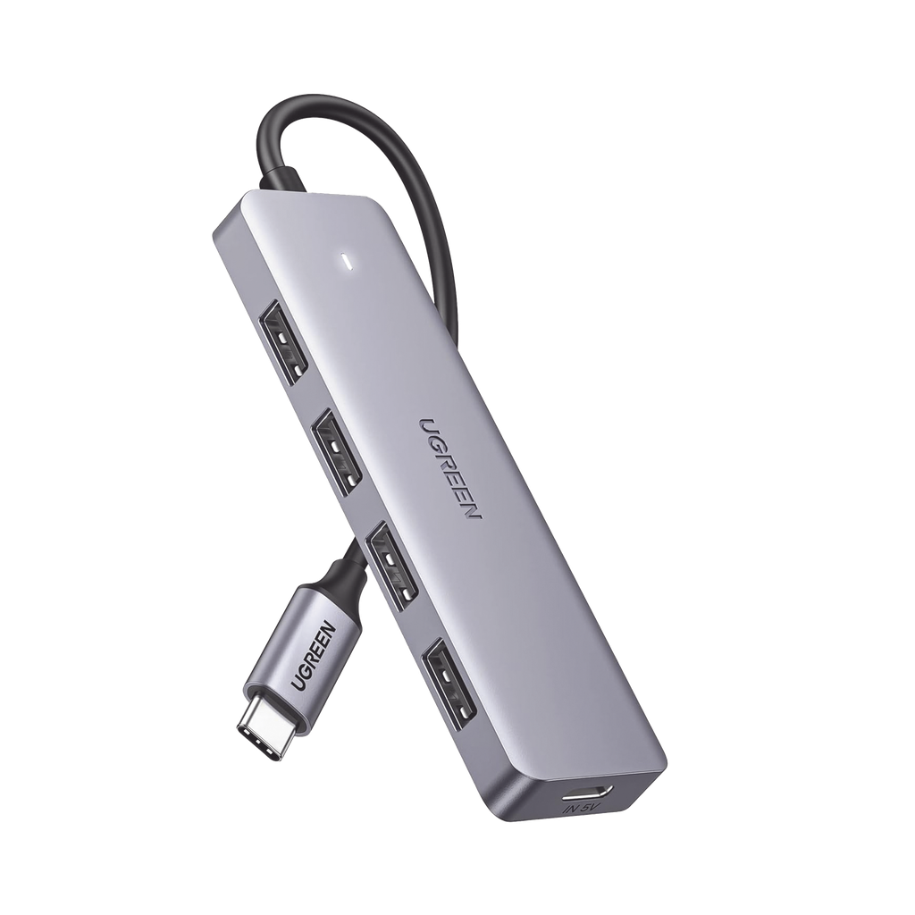 HUB USB-C 3.0 4 EN 1 | 4 Puertos USB-A (5Gbps) | Carcasa ABS…