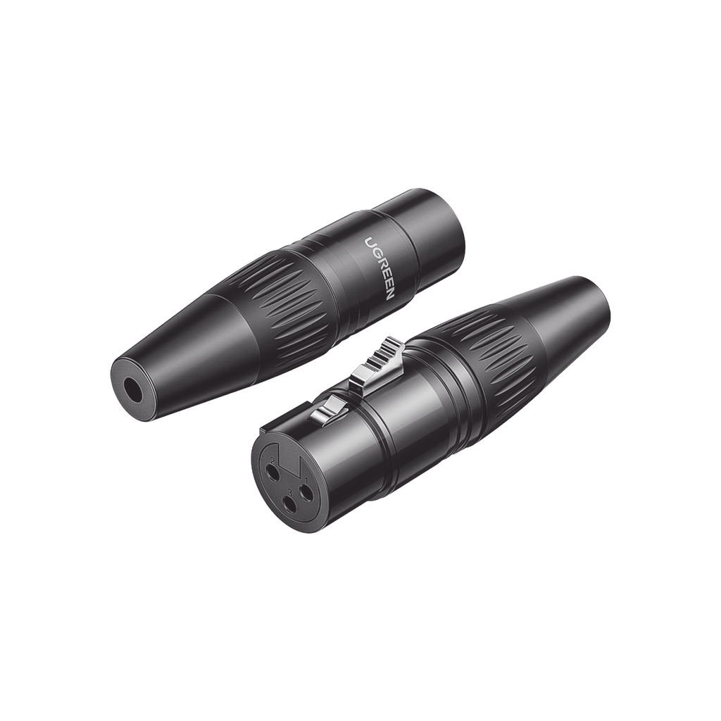 Conector de Audio XLR Tipo Canon Hembra / PVC / ABS / Aleaci…