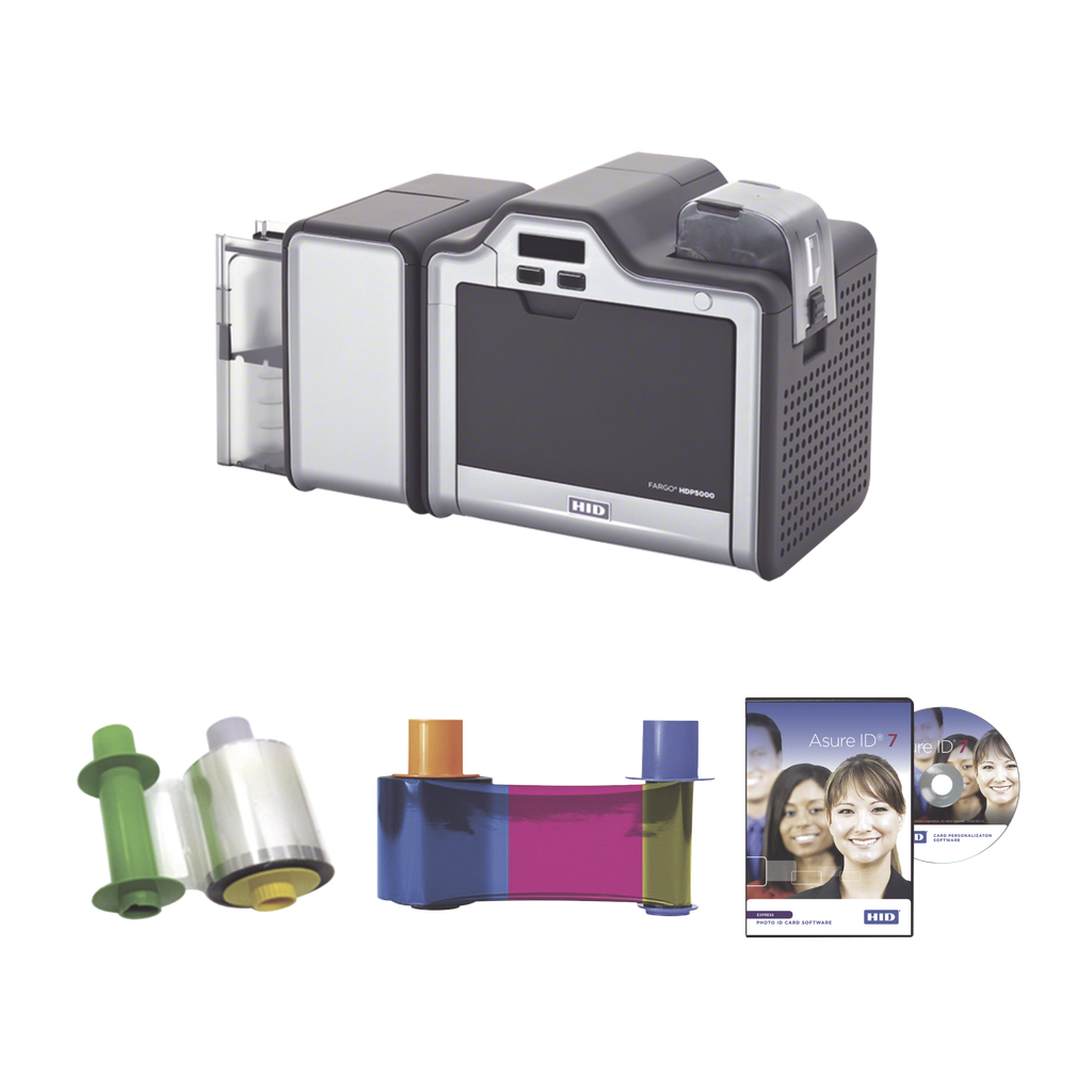 Kit Impresora Retransferencia HDP5000/ UN Lado/ Incluye Ribb…