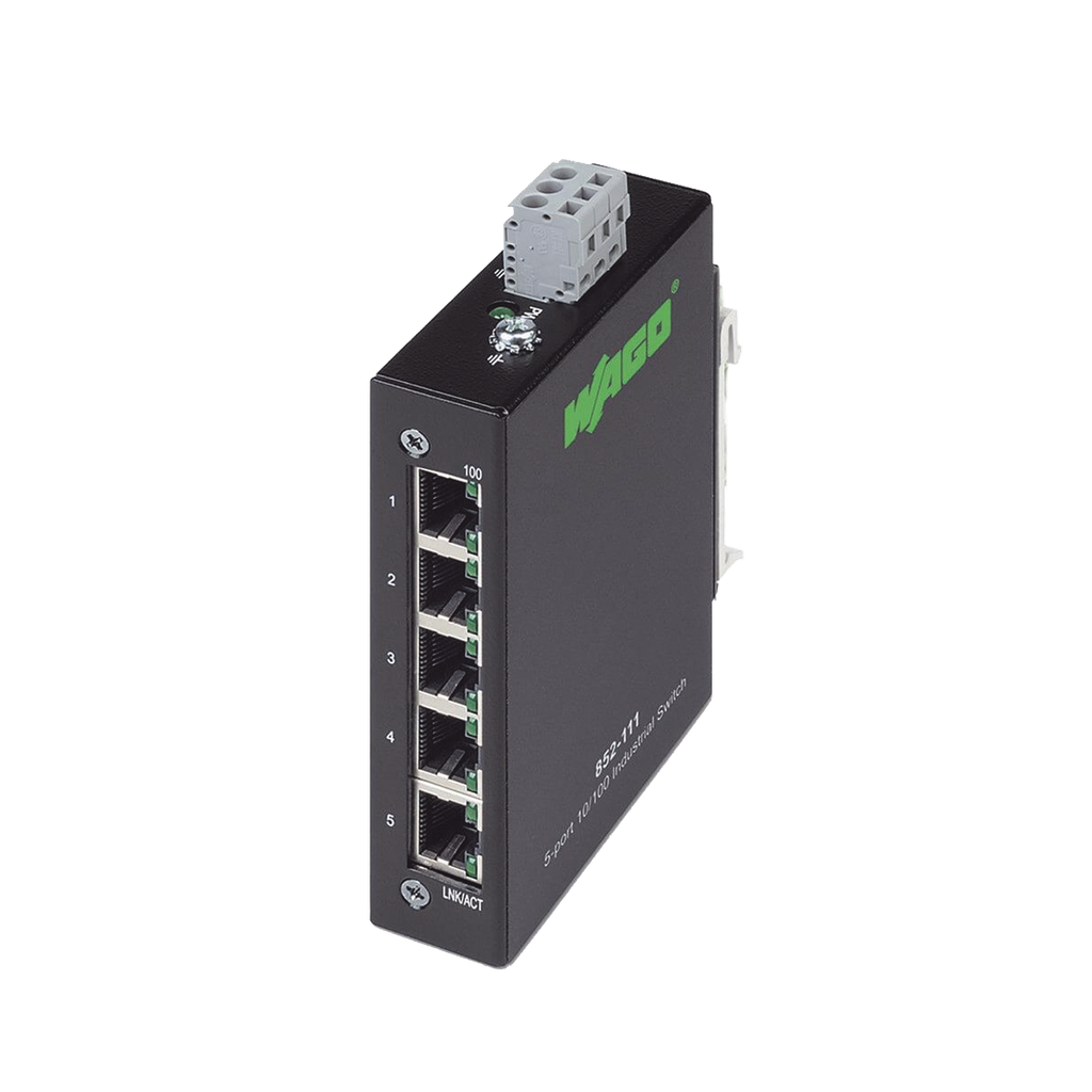 Industrial ECO Switch 5 puertos 100 Base-T Negro…