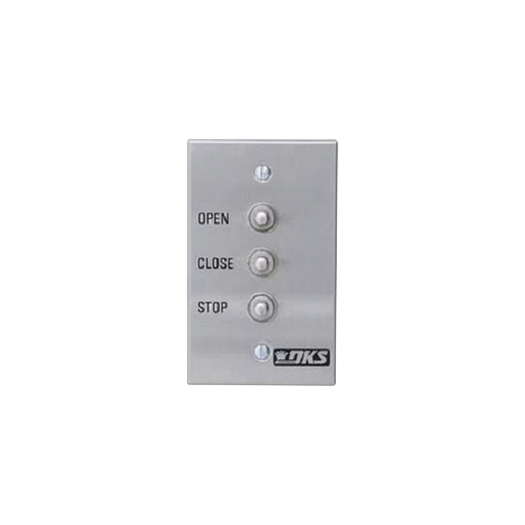 Botonera triple compatible con motores para portones abatibl…