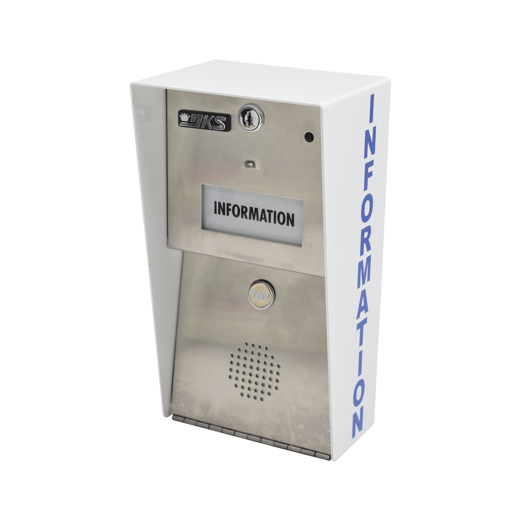 Estación de información / Llame al centro de control con un …