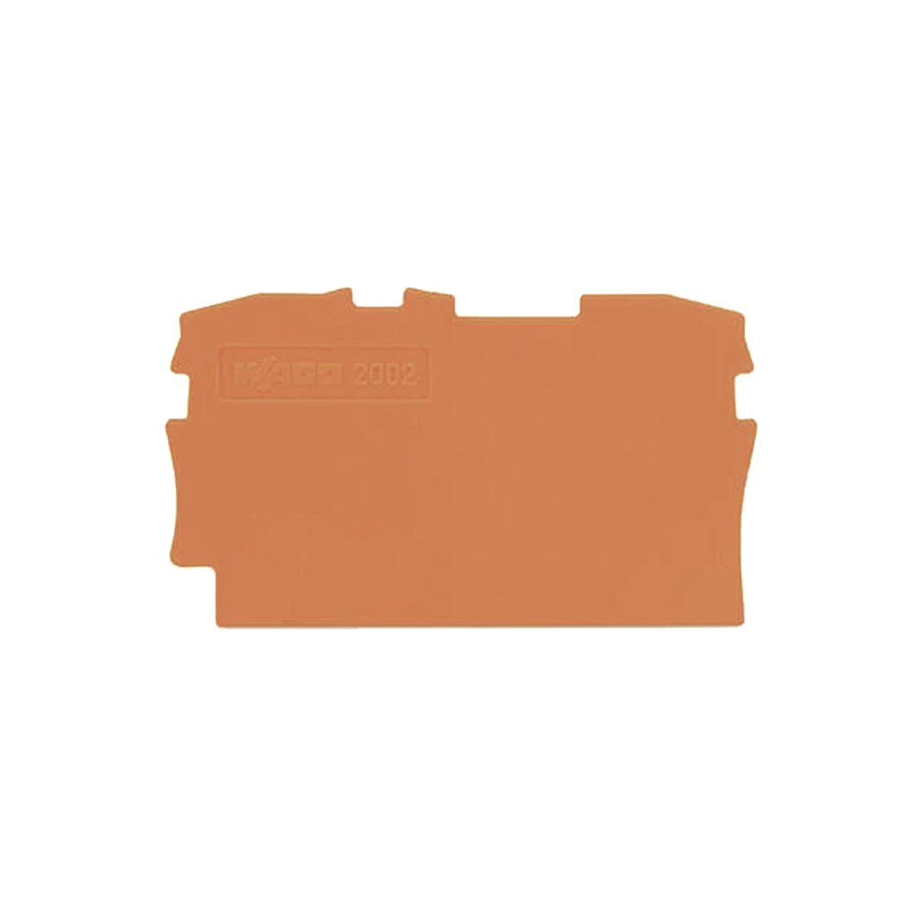 Placa final e intermedia; espesor 0,8 mm; naranja…