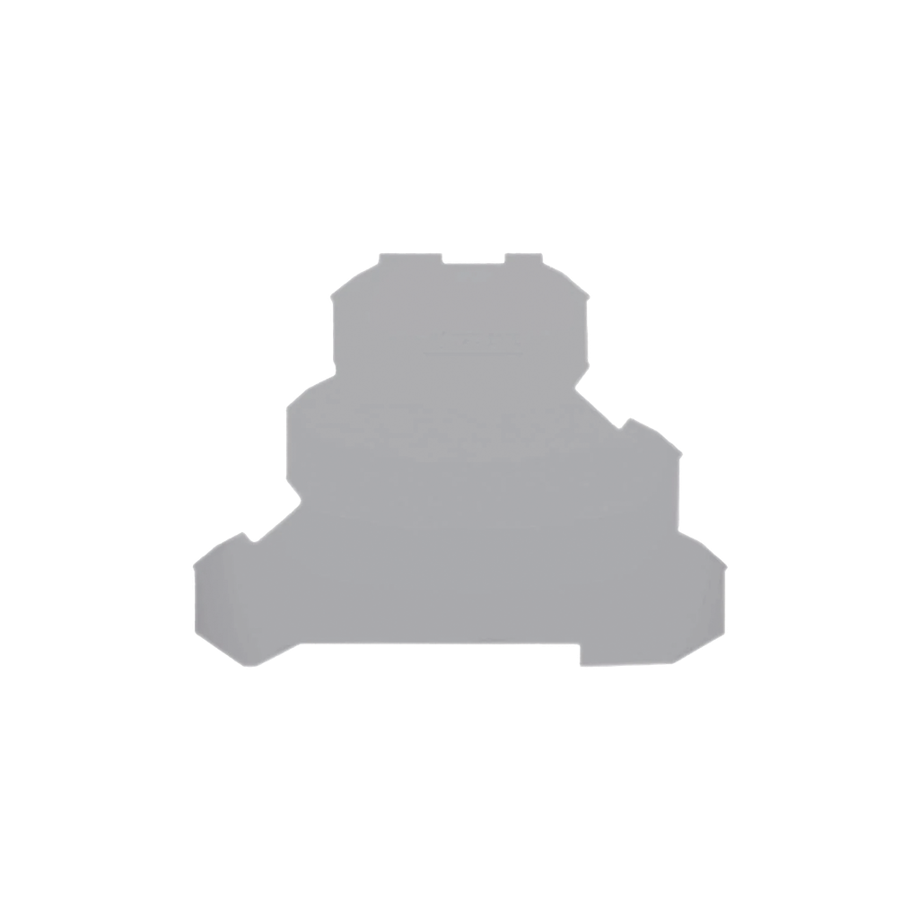 Placa final e intermedia; espesor 0,8 mm; gris…