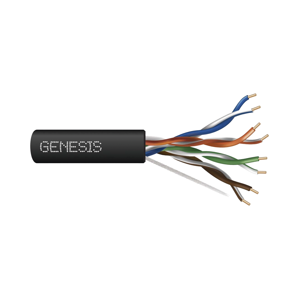 Bobina de Cable de 305 Metros UTP Cat6 RISER / Color Negro /…