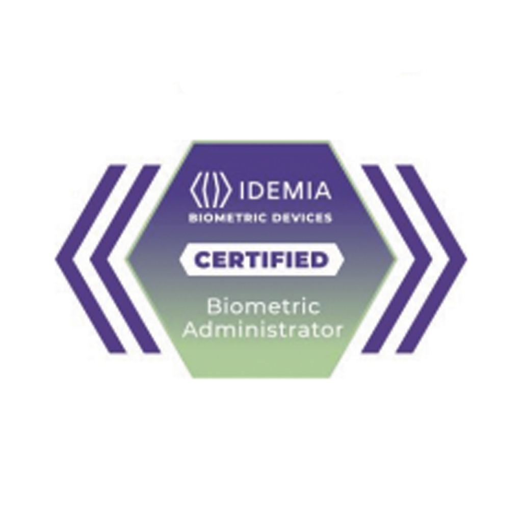 Certificado Idemia Administrador Biométrico , membresía de 2…