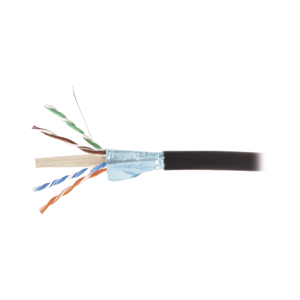 Bobina de Cable Blindado F/UTP de 4 Pares, Para Exterior con…
