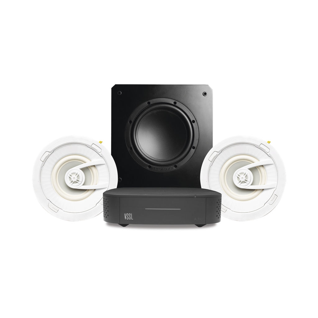 KIT Amplificador VSSL A1X | 2 Bocinas de Techo TruAudio G72 …
