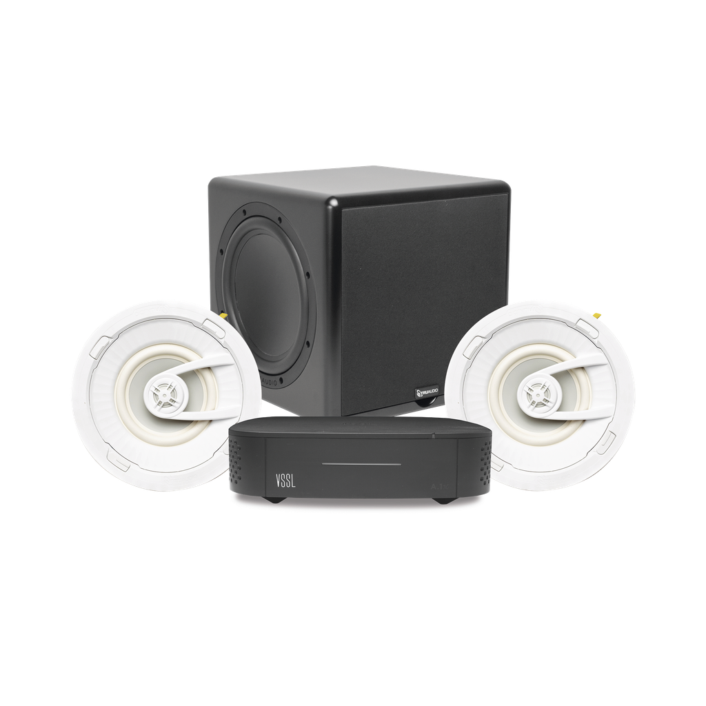 KIT Amplificador VSSL A1X | 2 Bocinas de Techo TruAudio G72 …