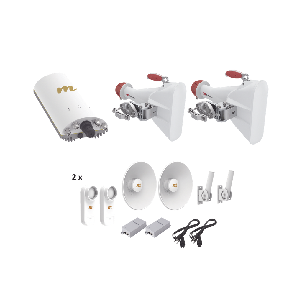 Kit completo para WISP, Kit de radio A5c, 2 antenas sectoria…