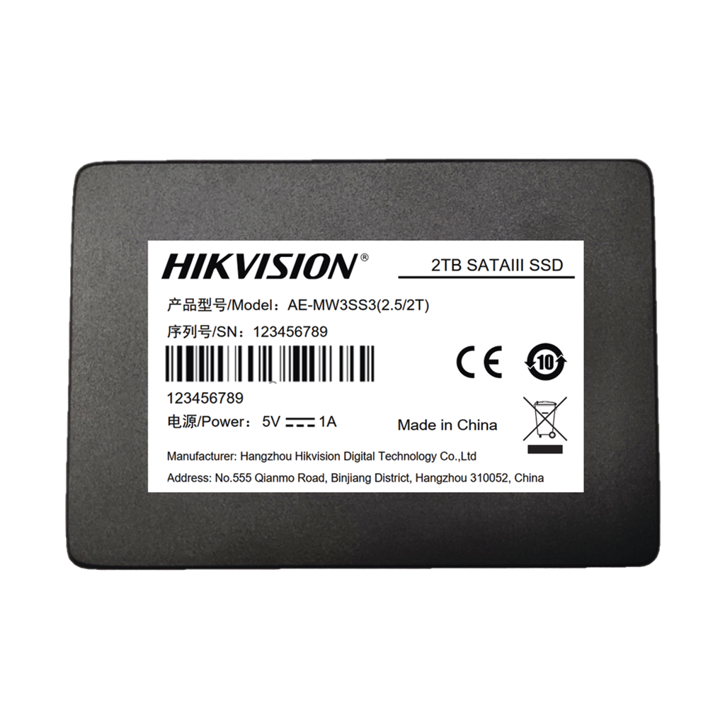 SSD PARA Videovigilancia Móvil / 2 TB / 2.5 / Alto Performan…