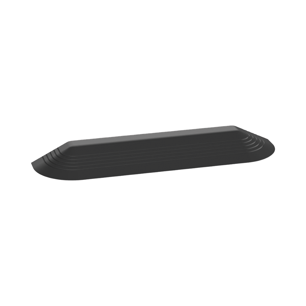 Tapa Final Para Canaleta de Piso AFR4BCBL6, Material PVC Ríg…
