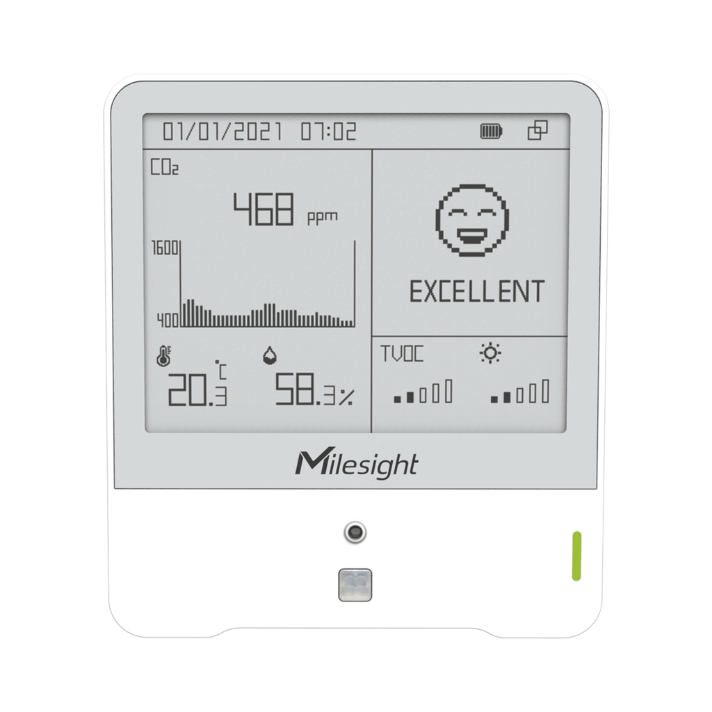 Monitor Ambiental con Display para Temperatura, Humedad y CO…