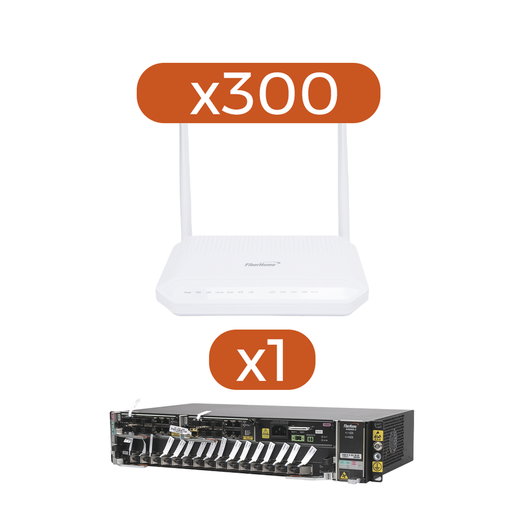 Kit 300 ONT´S HG6143D + 1 OLT AN60002-AC…
