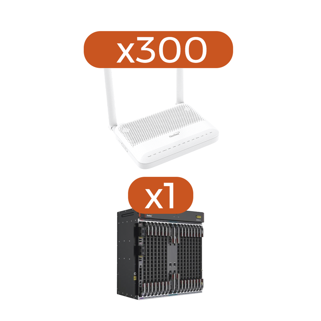 Kit 300 ONT´s HG6145D2 + 1 OLT AN6000-15…