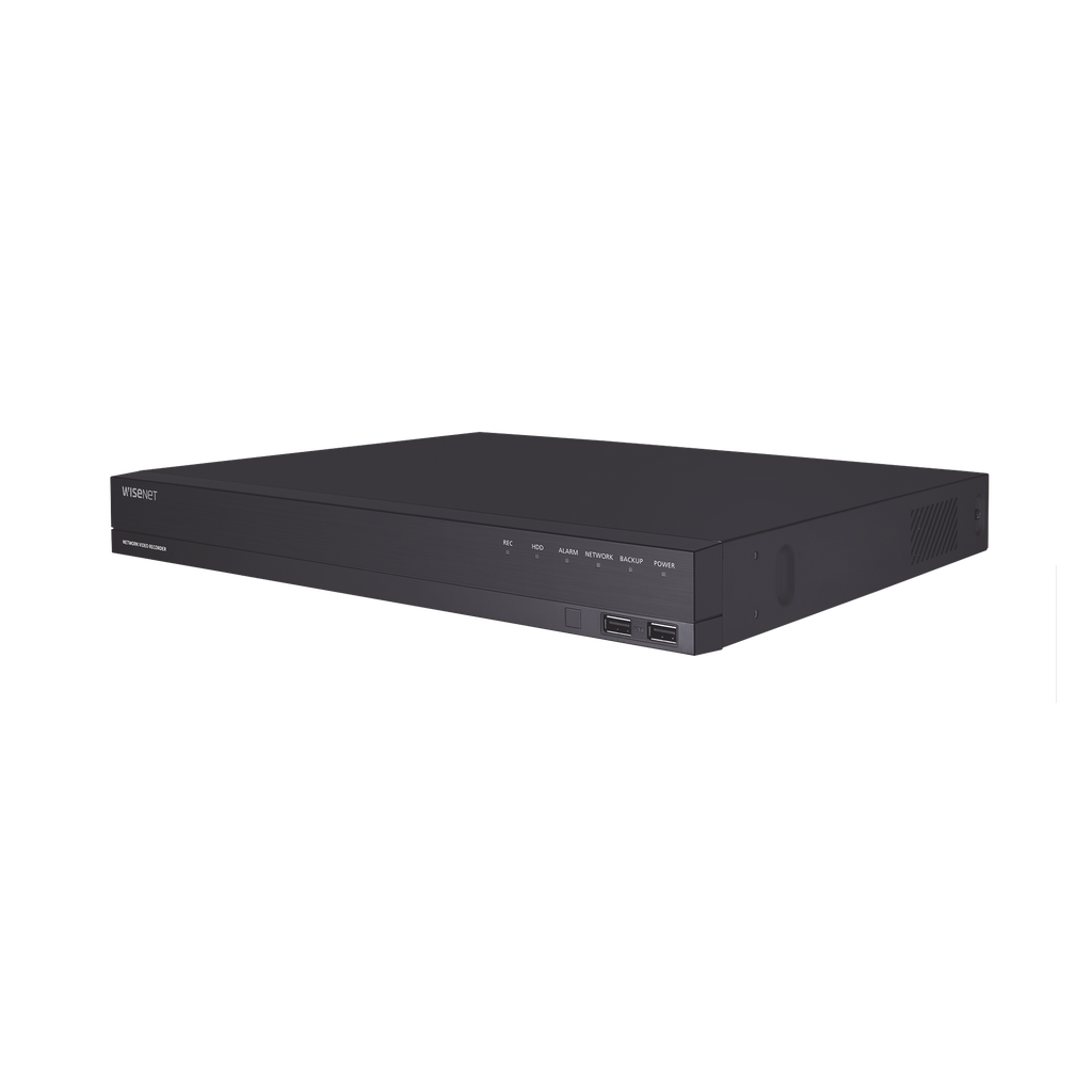NVR 16 canales grabacion hasta 8MP / H.265 / P2P Wisenet / 1…