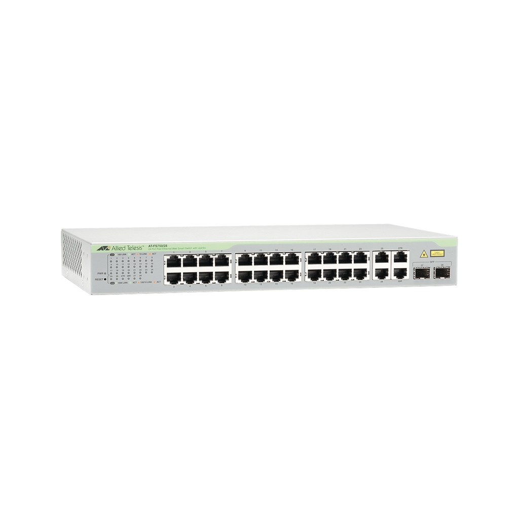 Switch WebSmart de 24 puertos 10/100 Mbps + 2 puertos 10/100…