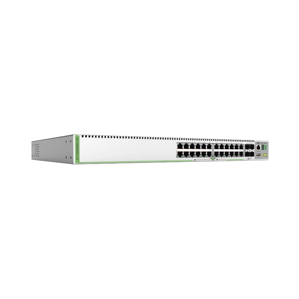 (GS980MX/28) Switch Stack L3, 24 puertos 10/100/1000-T, 4 Pu…