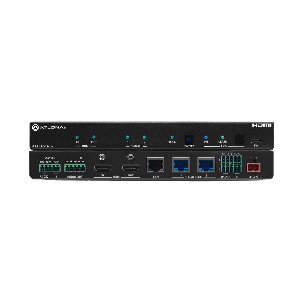 AMPLIFICADOR DE DISTRIBUCIÓN HDMI A HDBASET 4K HDR DE DOS SA…