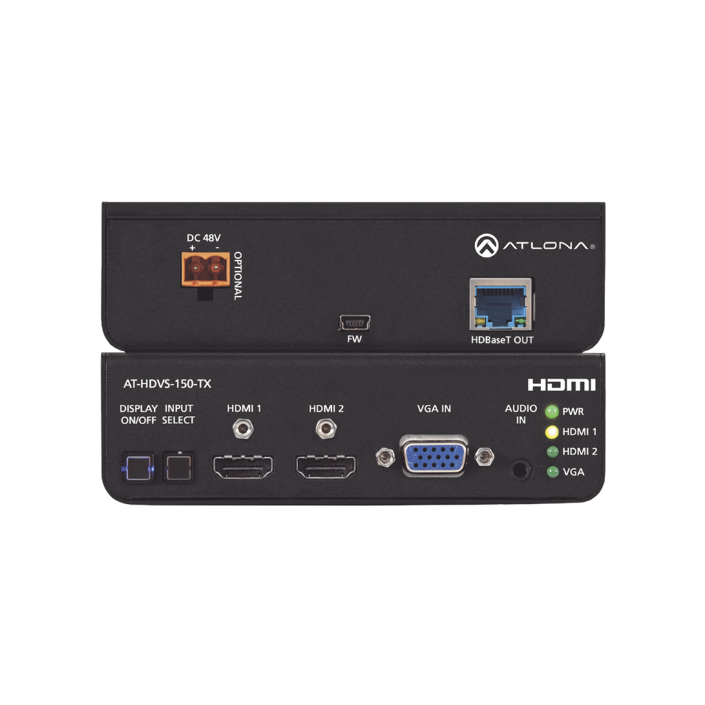 Transmisor HDBaseT de 3 entradas (VGA y HDMI)…