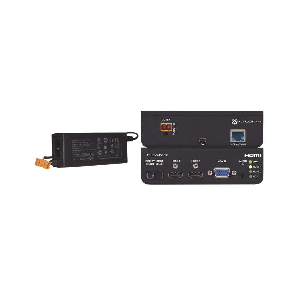 HDMI (2 INPUT) PLUS VGA SWITCHER W/ HDBASET OUTPUT ;  POE W/…
