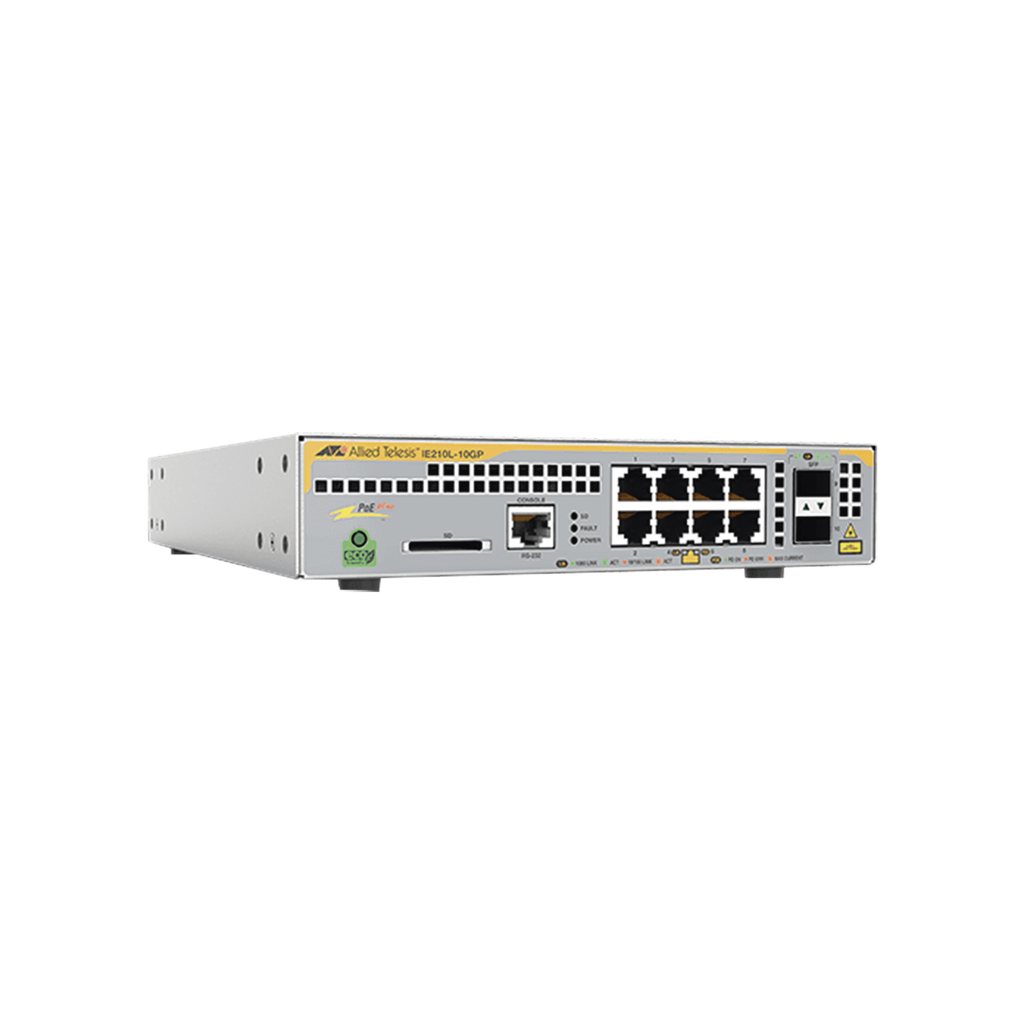 Switch Industrial-Lite PoE+ administrable capa 2 de 8 Puerto…