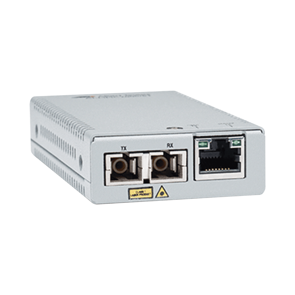 Convertidor de medios Gigabit Ethernet a fibra óptica, conec…