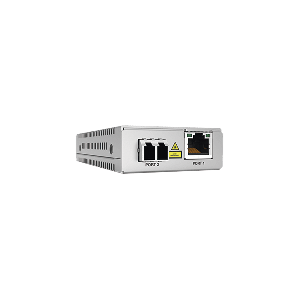 Convertidor de medios Gigabit Ethernet a fibra óptica, conec…