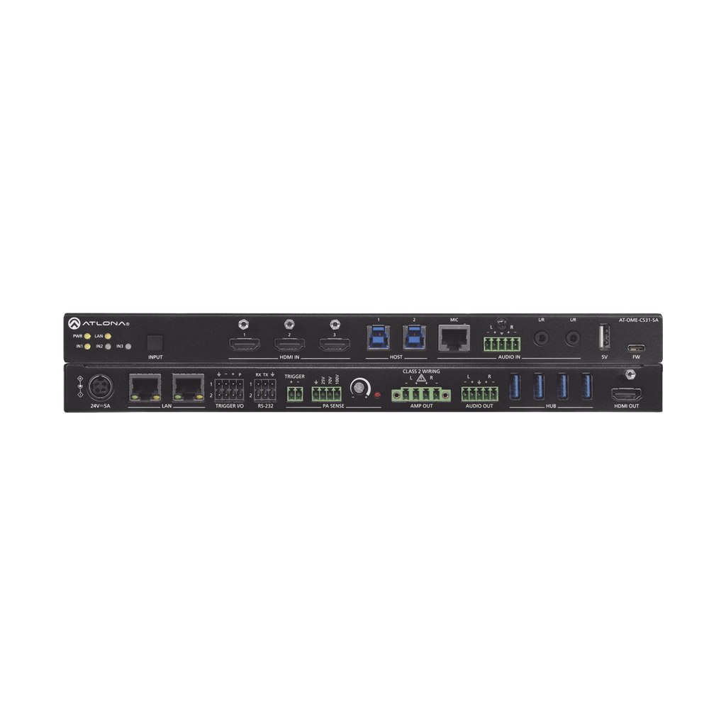 Switch Matriz Omega 3 Entradas HDMI y 1 Salida HDMI, amplifi…