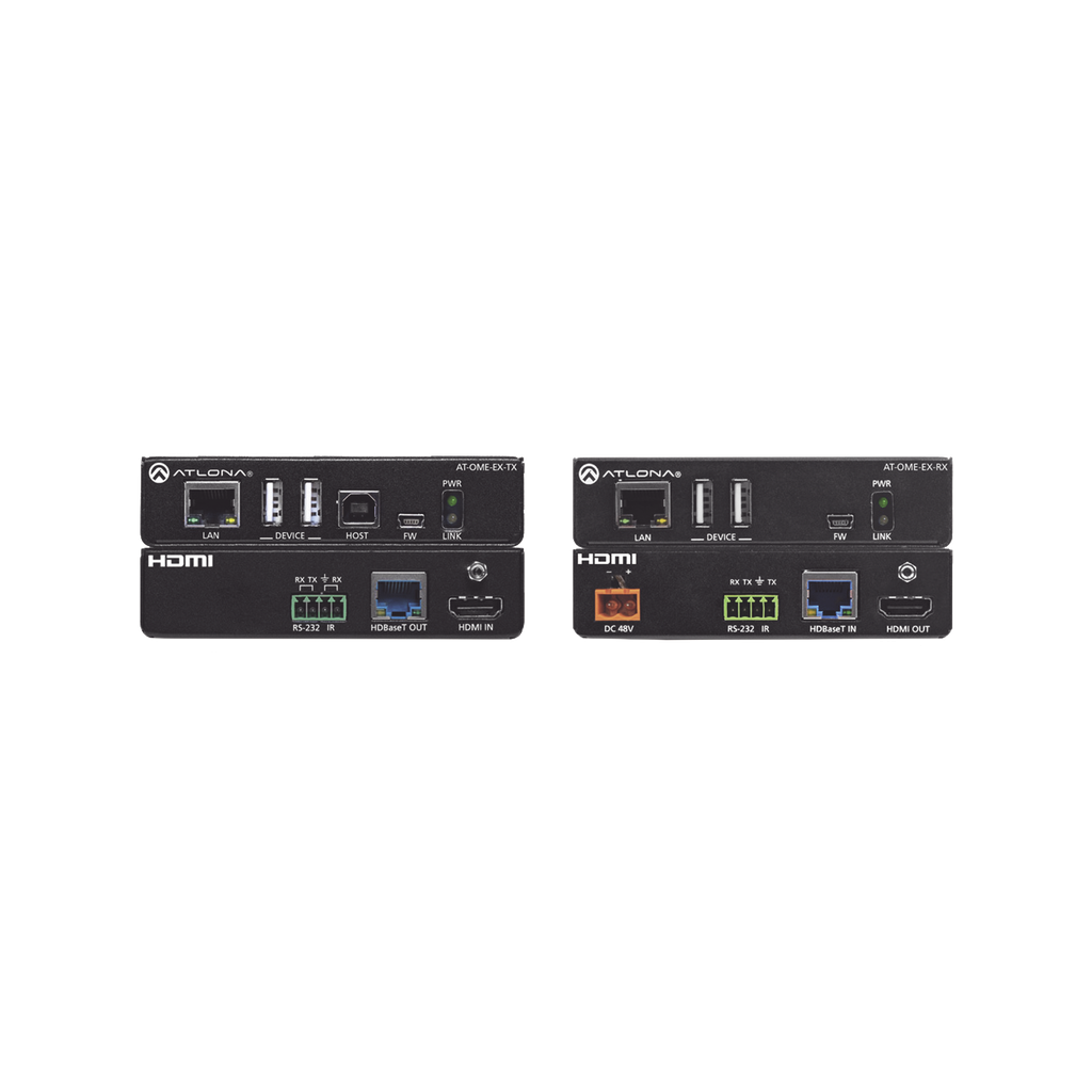 Kit Extensor OMEGA 4K/UHD HDBaseT TX/RX para HDMI con USB…