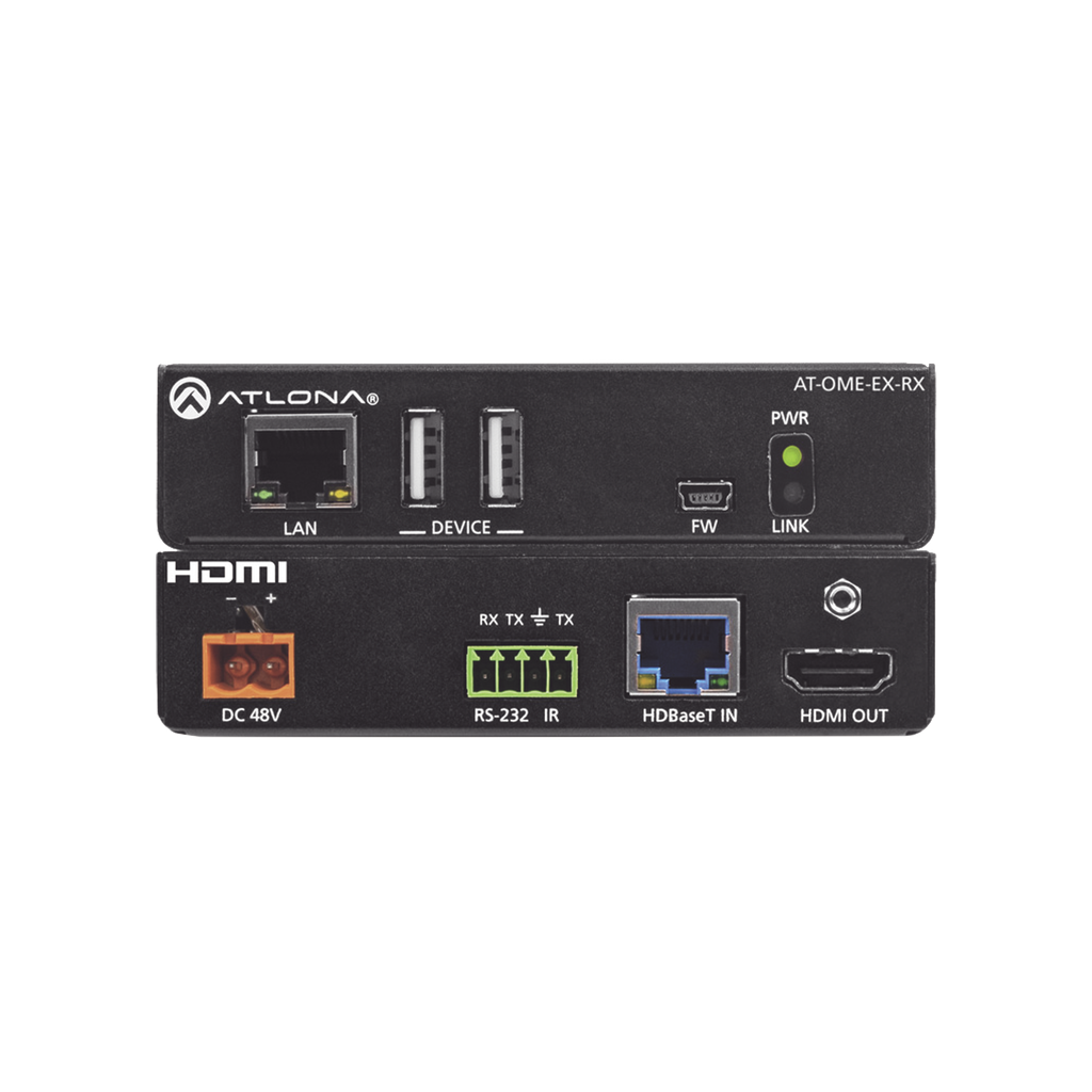 OMEGA 4K/UHD Receptor HDBaseT para HDMI con USB…