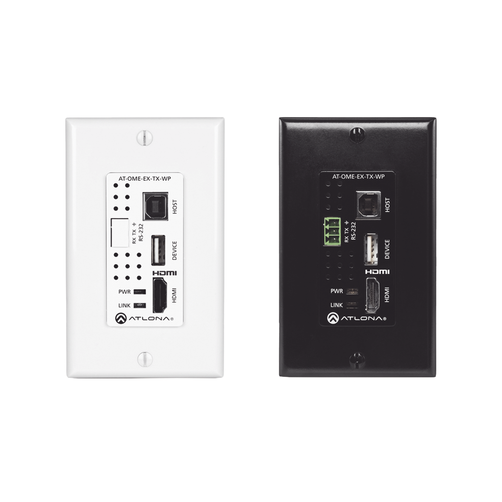Transmisor HDBaseT de placa de pared para HDMI con USB…