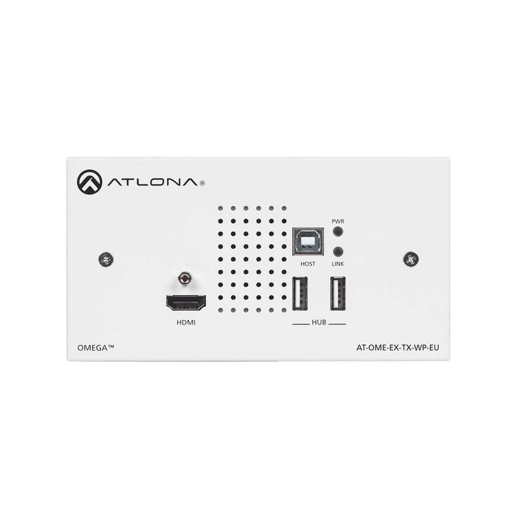Transmisor HDBaseT de placa de pared para HDMI con USB EU/UK…