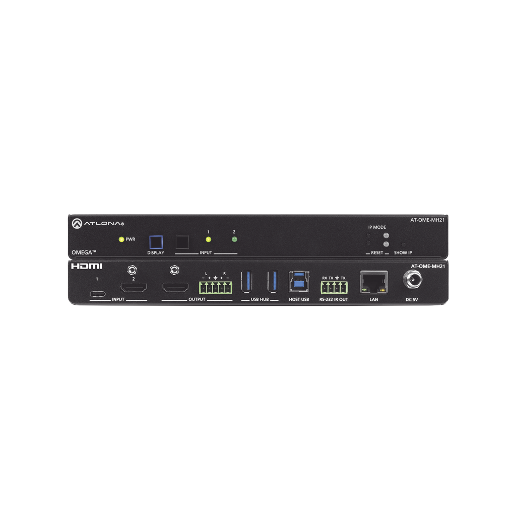 Switch Matriz Omega 4K/UHD Entrada Doble para HDMI y USB-C c…