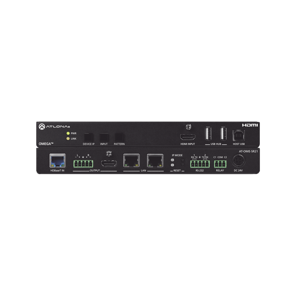 Switch matriz y receptor AV 2×1 con escalador y USB ? Entrad…