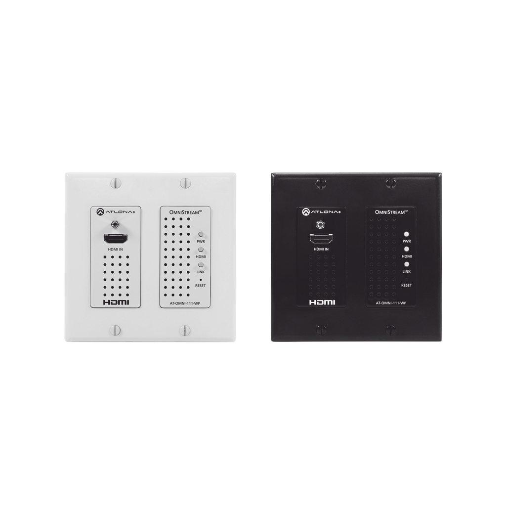 WALL PLATE SINGLE CHANNEL OMNISTREAM AV OVER IP ENCODER …