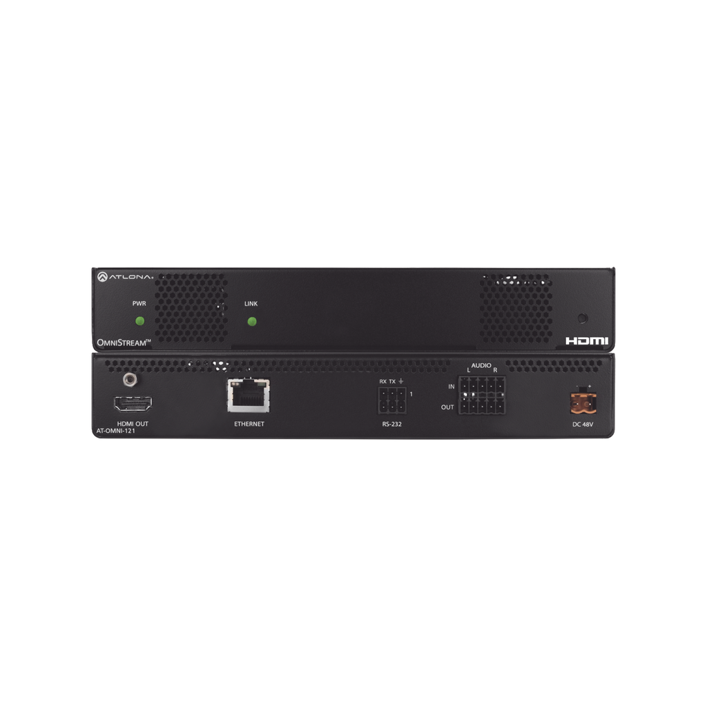 OmniStream Decodificador AV en red de un solo canal / Switch…