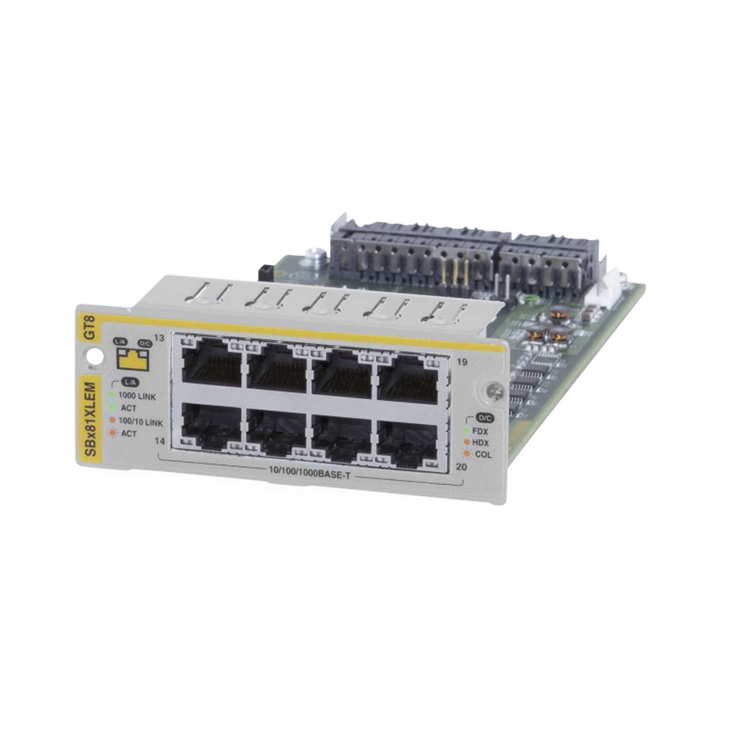 Módulo de expansión 8 x 1G RJ45 para SBx81XLEM…