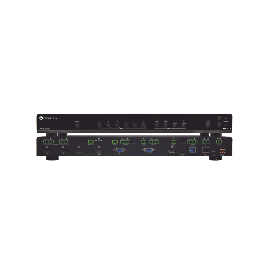 4 HDMI ;  2 VGA INPUT ;  2 OUTPUT SWITCHER WITH SCALER ;  PO…