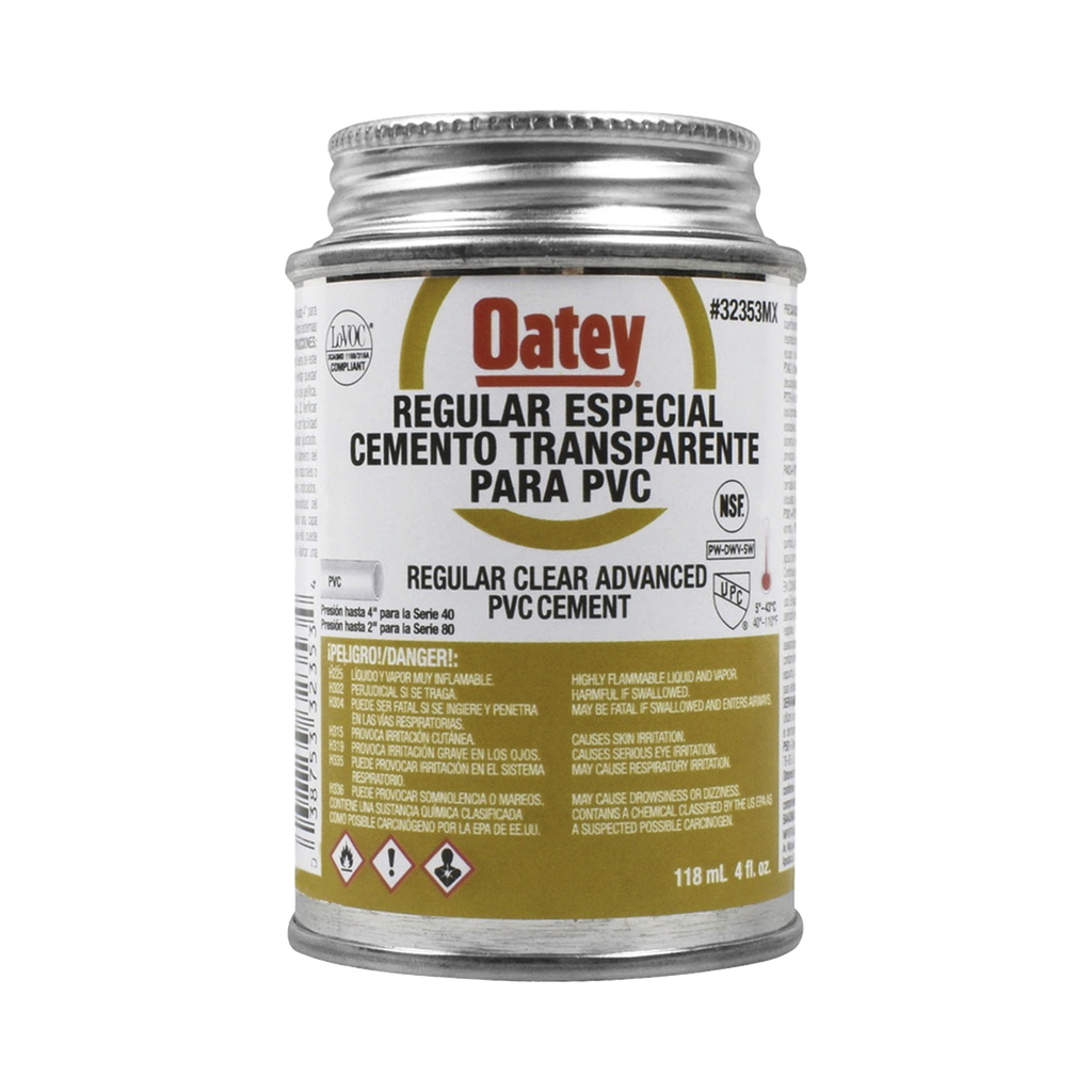 Cemento Claro de 118 ml para Tubo Conduit PVC Pesado.…