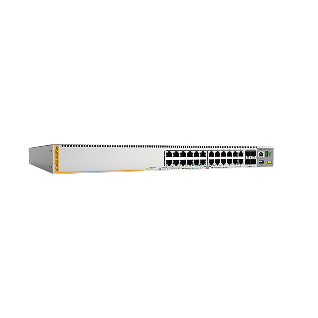 Switch PoE+ Stackeable Capa 3, 20 puertos 10/100/1000 Mbps +…