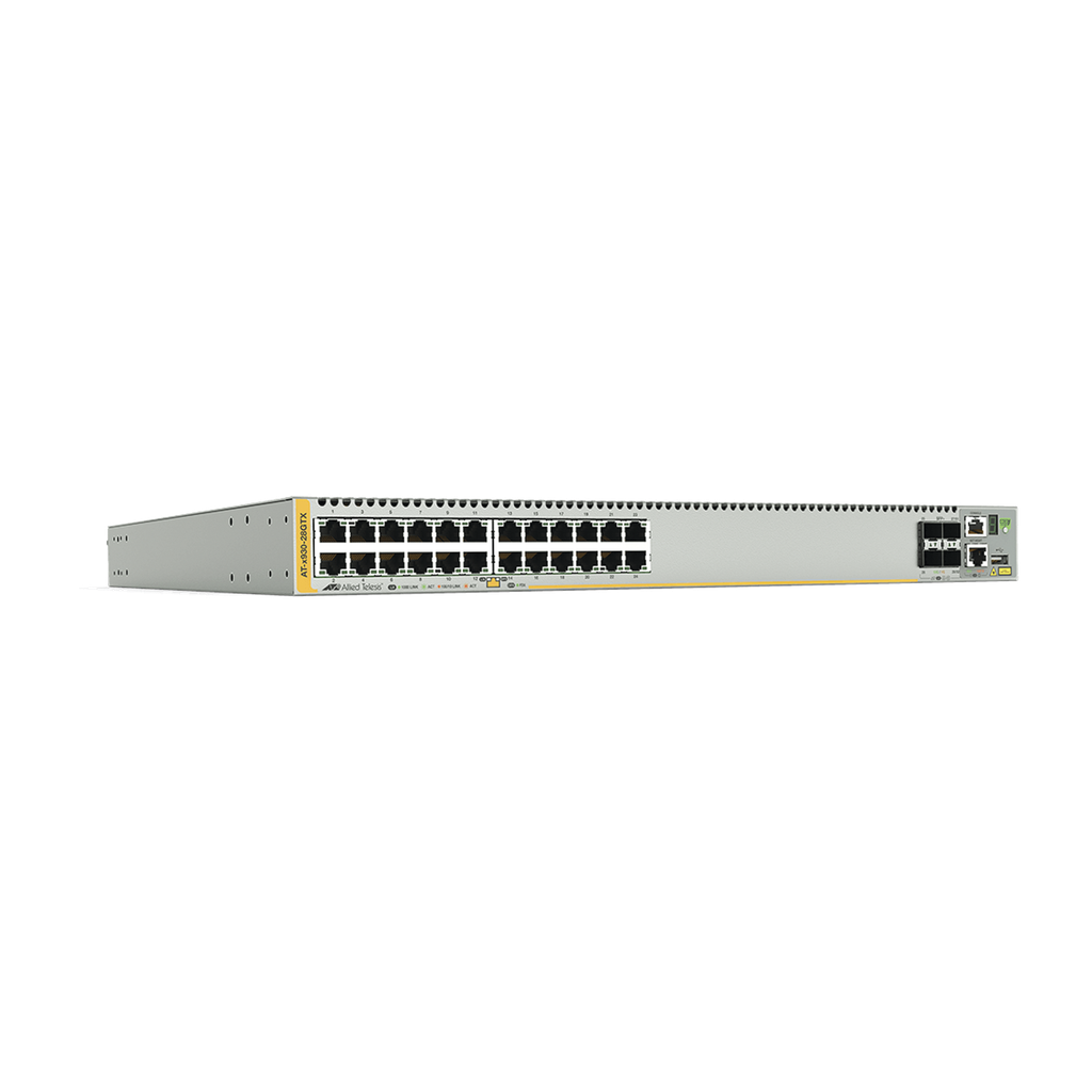 Switch Stackeable Capa 3, 24 puertos 10/100/1000 Mbps + 4 pu…