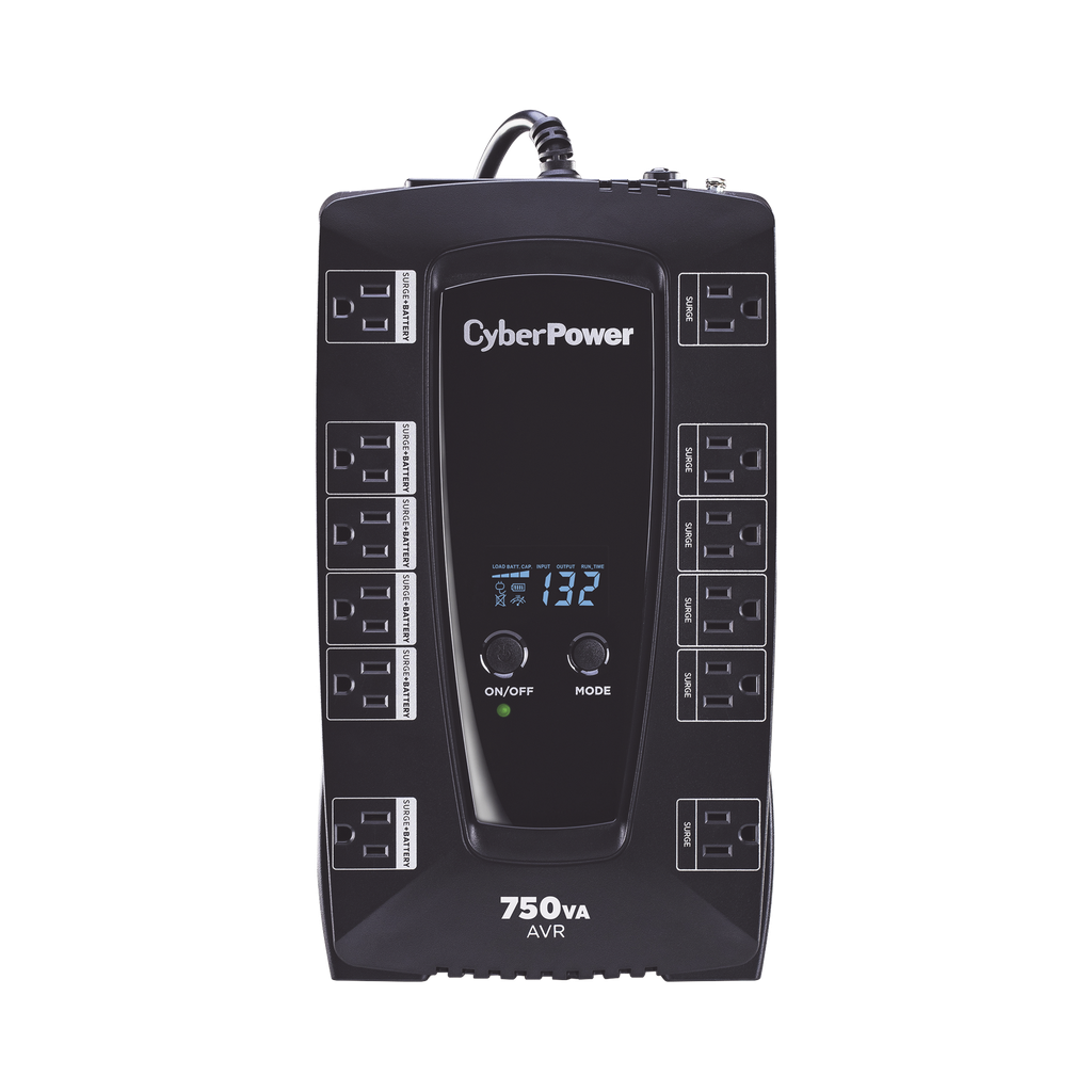 UPS de 750 VA/450 W, Topología Línea Interactiva, Entrada 12…